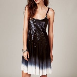 Free People sequin ombré chiffon party dress